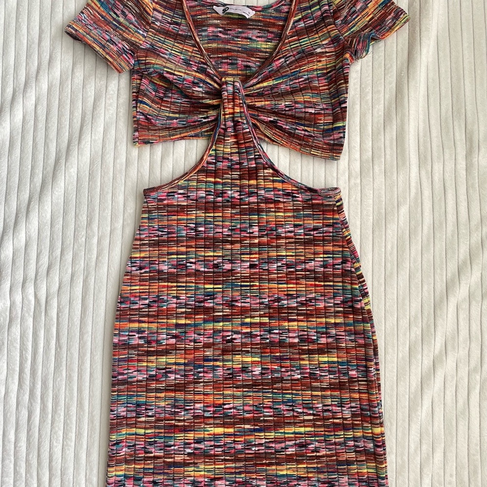 SO Vibrant Multicolor Knit Top